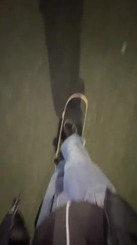 Late night skateboarding captured in Buenos Aires streets