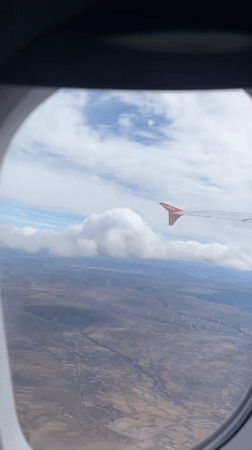 EasyJet passenger captures aerial view over Scottish Highlands