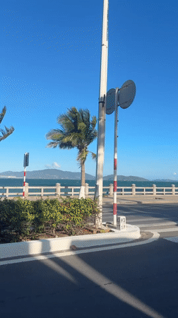 Coastal scenes captured in Nha Trang on sunny morning