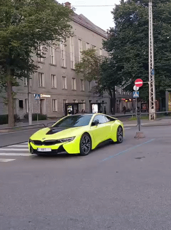 Exotic cars spotted around Tallinn's streets and Old Town