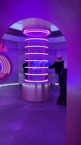Visitors explore interactive Barbie exhibition in Amsterdam