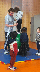 Children's Balance Class Held in La Fouillouse Monday Morning