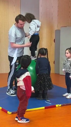 Children's Balance Class Held in La Fouillouse Monday Morning