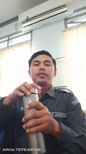 Routine morning at a Gorontalo police station and surrounding streets