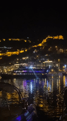 Nighttime concert draws crowds to Alanya waterfront square