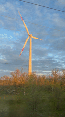 Wind turbines observed in Russian countryside near Zimovniki