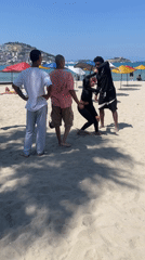 Beachgoers enjoy sunny day at Kuşadası, Turkey