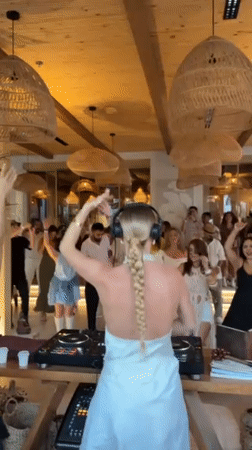 DJ performance and social gathering captured in Dubai venue