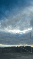 Storm clouds captured on video near Chaikovsky, Russia