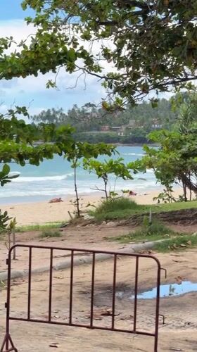 Choeng Thale beach on a clear tropical morning