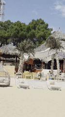 Nesebar beach in full summer swing, vibes and crowds included