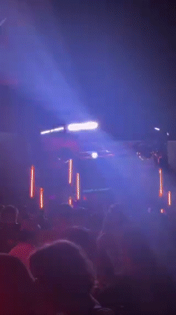 Dubai waterfront party documented through evening of February 11