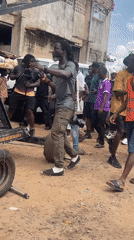 Film crew spotted shooting outdoors on street location
