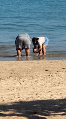 Sunny beach scenes documented in Kuta Selatan, Indonesia