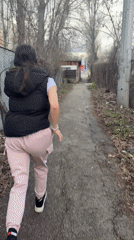 Sofia resident runs with dogs during afternoon outing