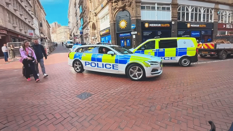 Police Activity Observed Across Cheltenham City Center