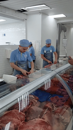 Evening scenes documented around Ciudad Guayana commercial district