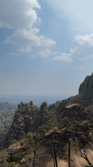 Scenic mountain views documented in Tepoztlán, Mexico