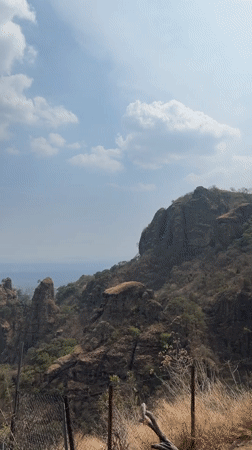 Scenic mountain views documented in Tepoztlán, Mexico