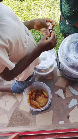 Money counting and beverage sales observed in Ikot Aba