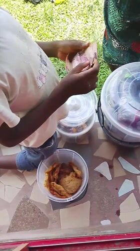 Money counting and beverage sales observed in Ikot Aba