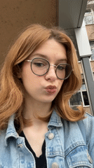 Woman poses for camera in Kraljevo, Serbia
