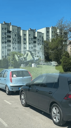 Sunny morning residential scene documented in Stara Zagora
