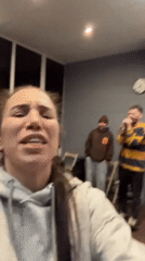 Young adults recorded music session in Moscow studio