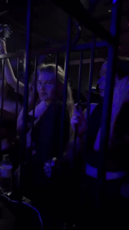 Tel Aviv nightclub scene captured during early morning hours