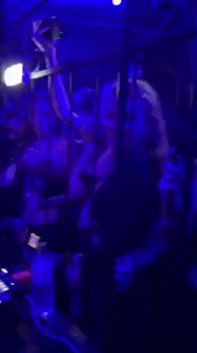 Tel Aviv nightclub scene captured during early morning hours
