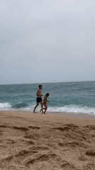 Beach day with friends and family at Canet de Mar