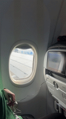 Airplane cabin moments captured near Mrčevac, Montenegro