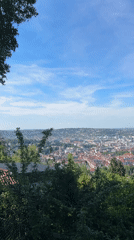 Sunny afternoon city views captured across Stuttgart's elevated viewpoints