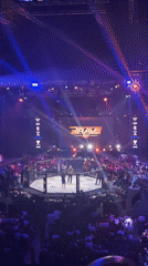 Brave Combat Federation MMA event live inside Burgas arena