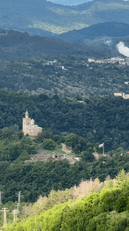Morning landscape views documented in Arbanassi, Bulgaria