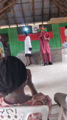 Indoor performance event documented in Jalingo, Nigeria venue
