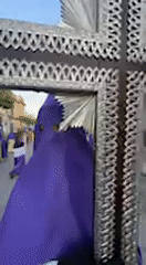 Religious procession with traditional dress in San José del Valle