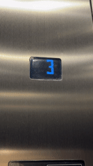 Elevator ride to art gallery visit documented in Mexico City