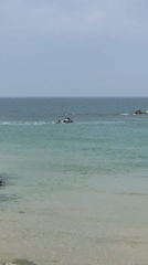 Quiet morning beach activity observed along Tel Aviv coast