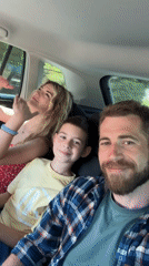 Family outing documented in Montenegro's coastal Donja Lastva area