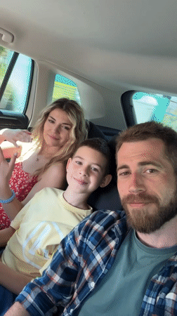 Family outing documented in Montenegro's coastal Donja Lastva area