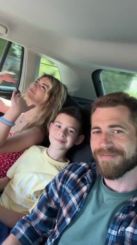 Family outing documented in Montenegro's coastal Donja Lastva area