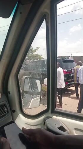 Security convoy observed in Bukuru, Nigeria