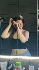 Morning routine documented in Chaikovsky: hair, coffee, outdoor photos