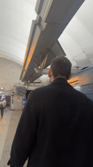 Morning commute captured at Shushary metro station