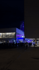 Nighttime music event draws crowds in central Bratislava