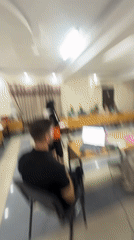 Red Crescent community resilience training session in Gaza