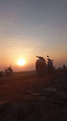 Sunset gathering at the Haurkolot dam, rural West Java