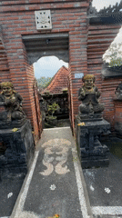 Morning visit to Tampaksiring's temple grounds in Bali