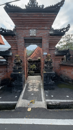 Morning visit to Tampaksiring's temple grounds in Bali